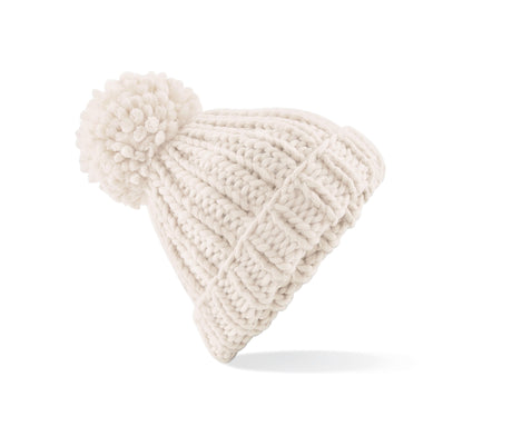 OVERSIZED HAND-KNITTED BEANIE
