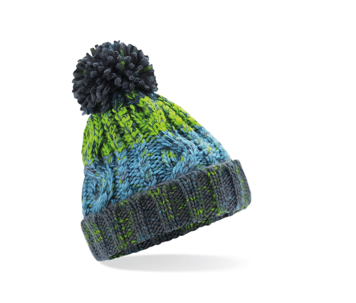 JUNIOR CORKSCREW POM POM BEANIE