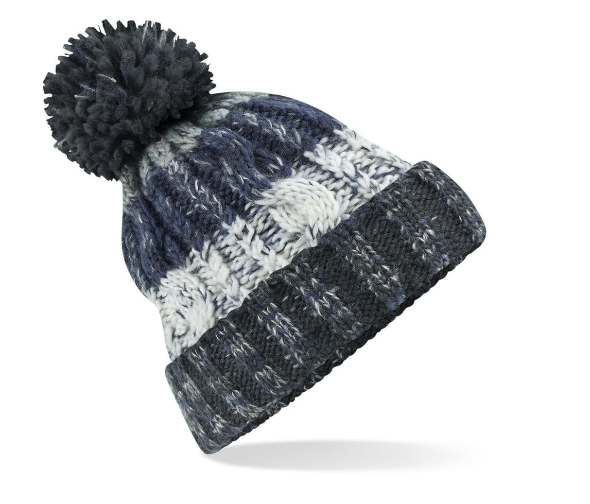 BEECHFIELD CORKSCREW POM POM BEANIE