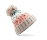 BEECHFIELD CORKSCREW POM POM BEANIE