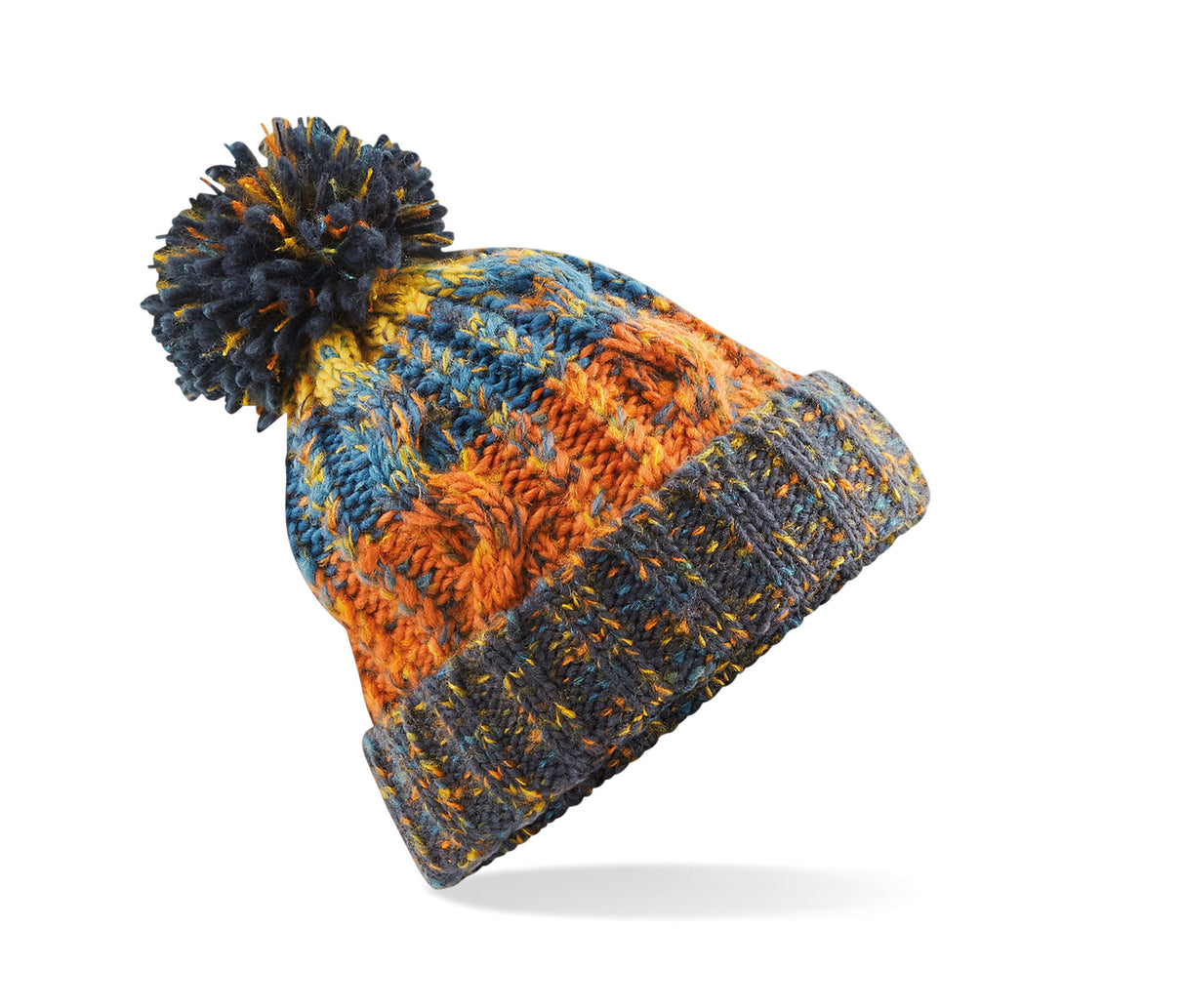 BEECHFIELD CORKSCREW POM POM BEANIE