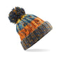 BEECHFIELD CORKSCREW POM POM BEANIE
