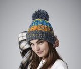 BEECHFIELD CORKSCREW POM POM BEANIE