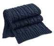 CABLE KNIT MELANGE SCARF