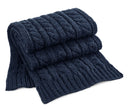 CABLE KNIT MELANGE SCARF