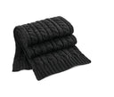 BEECHFIELD CABLE KNIT MELANGE SCARF