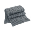BEECHFIELD CABLE KNIT MELANGE SCARF
