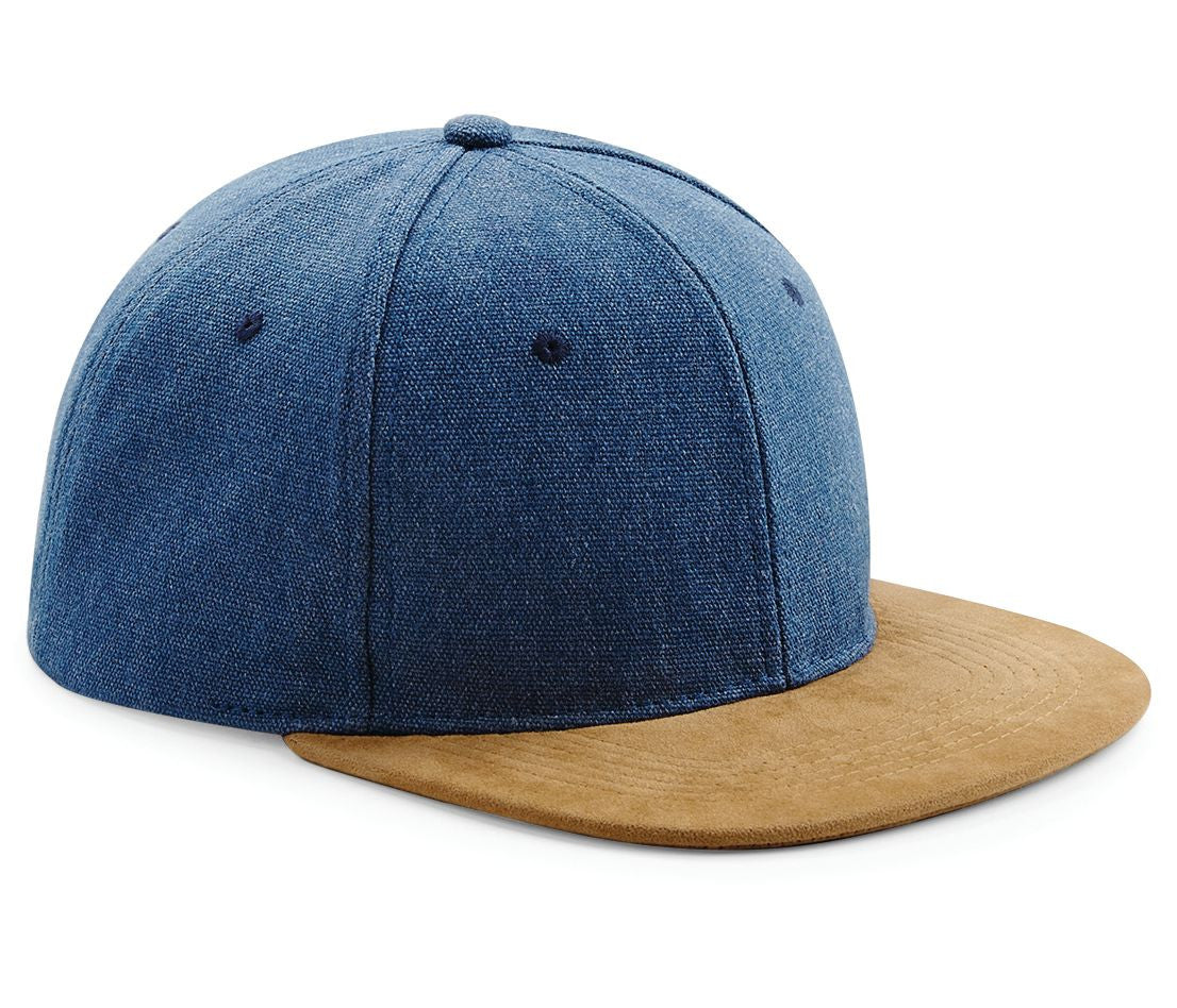BEECHFIELD SUEDE PEAK SNAPBACK