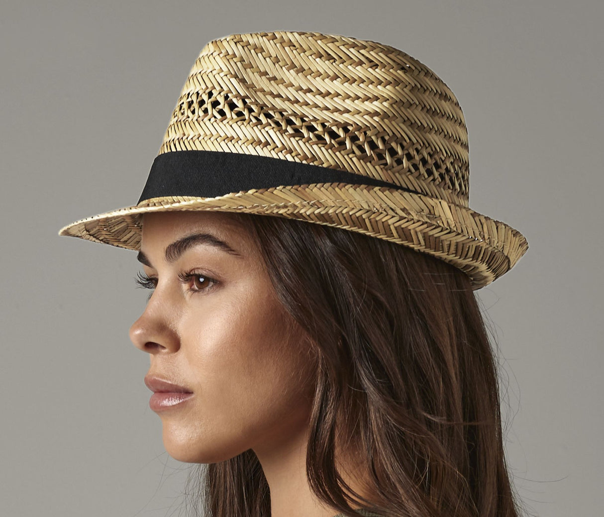 BEECHFIELD STRAW SUMMER TRILBY