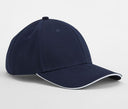 BEECHFIELD EARTHAWARE® CLASSIC ORGANIC COTTON 6 PANEL CAP - SANDWICH PEAK