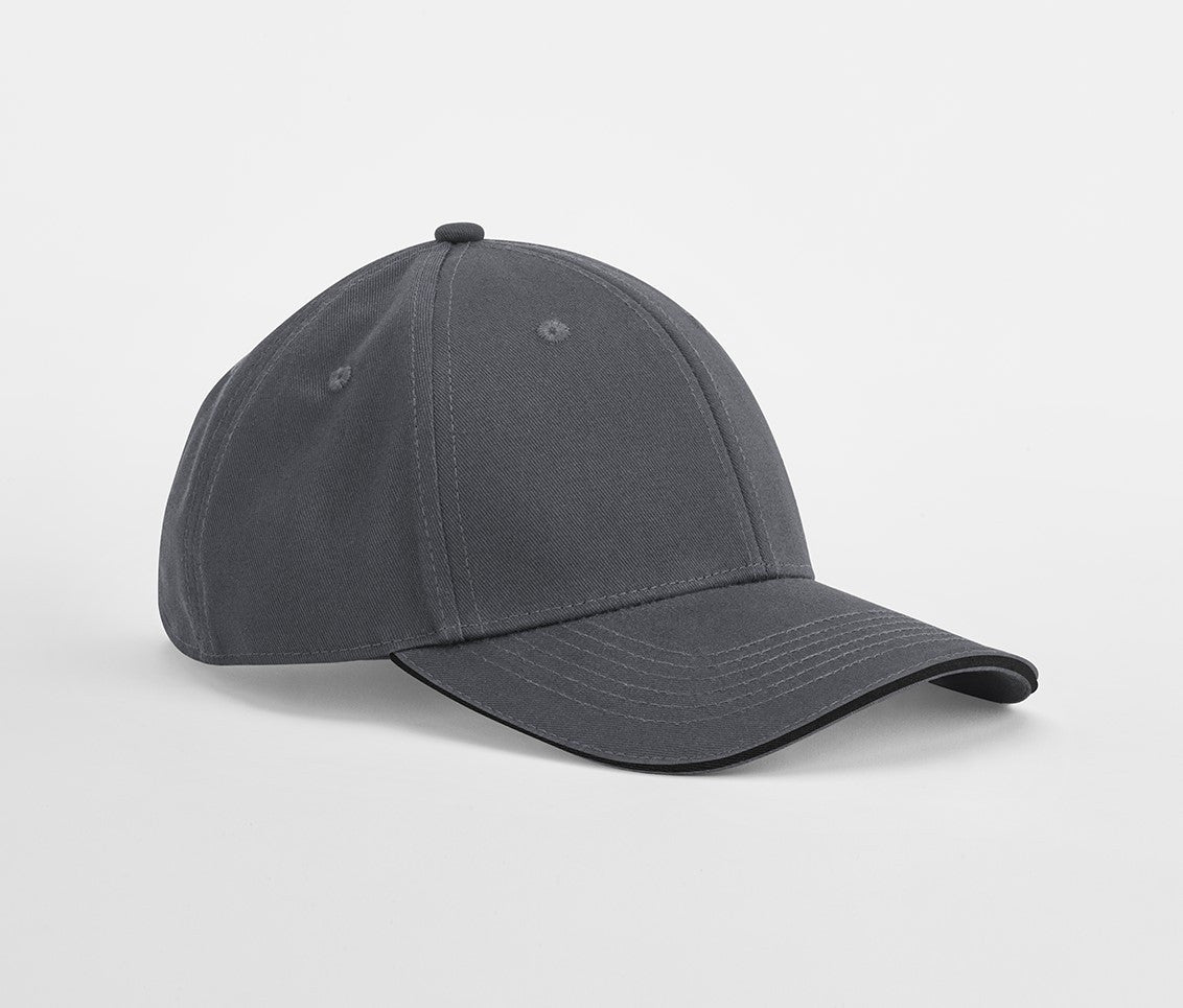 BEECHFIELD EARTHAWARE® CLASSIC ORGANIC COTTON 6 PANEL CAP - SANDWICH PEAK
