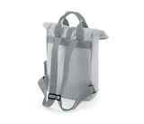 BAG BASE RECYCLED MINI TWIN HANDLE ROLL-TOP LAPTOP BACKPACK
