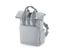RECYCLED MINI TWIN-HANDLE ROLL-TOP LAPTOP BACKPACK