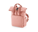 RECYCLED MINI TWIN-HANDLE ROLL-TOP LAPTOP BACKPACK