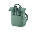 RECYCLED MINI TWIN-HANDLE ROLL-TOP LAPTOP BACKPACK