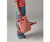 BAG BASE RECYCLED MINI TWIN HANDLE ROLL-TOP LAPTOP BACKPACK