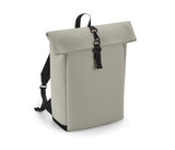 BAG BASE MATTE PU ROLL-TOP BACKPACK
