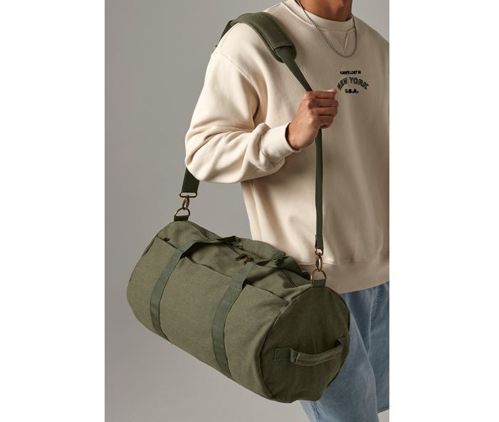 BAG BASE VINTAGE CANVAS BARREL BAG