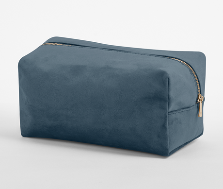 VELVET TOILETRY/ACCESSORY CASE