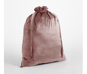 VELVET GIFTBAG WITH RIBBON DRAWSTRING