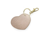 BAG BASE BOUTIQUE HEART KEY CLIP