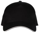 BLACK&MATCH 5-PANEL CAP