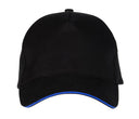 BLACK&MATCH 5-PANEL CAP