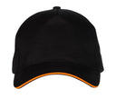 BLACK&MATCH 5-PANEL CAP