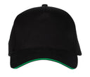 BLACK&MATCH 5-PANEL CAP