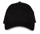 BLACK&MATCH 6-PANEL CAP