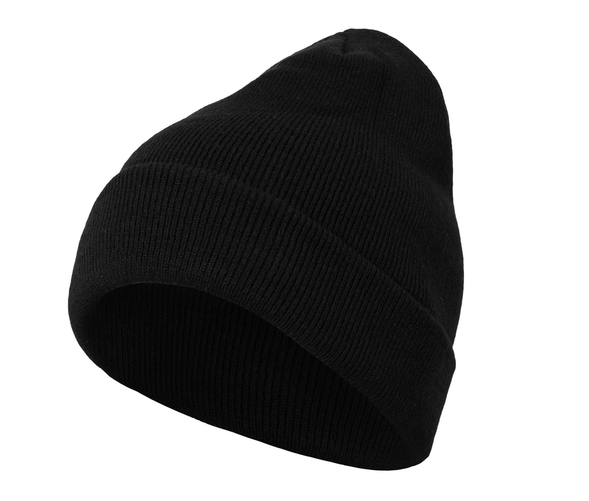 BUILD YOUR BRAND HEAVY KNIT BEANIE