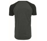 BUILD YOUR BRAND RAGLAN CONTRAST TEE