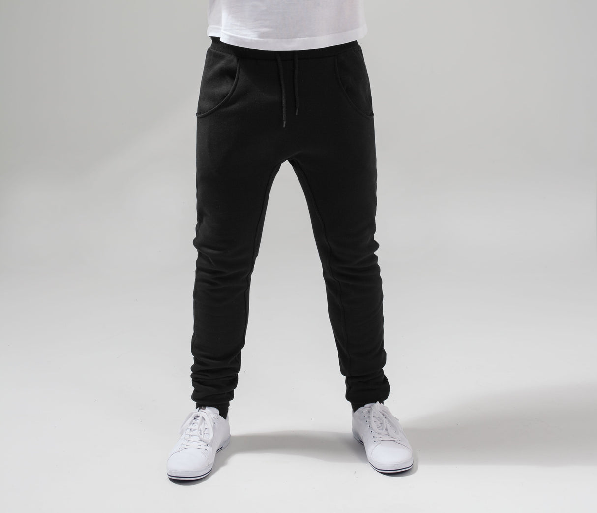 BUILD YOUR BRAND HEAVY DEEP CROTCH SWEATPANTS