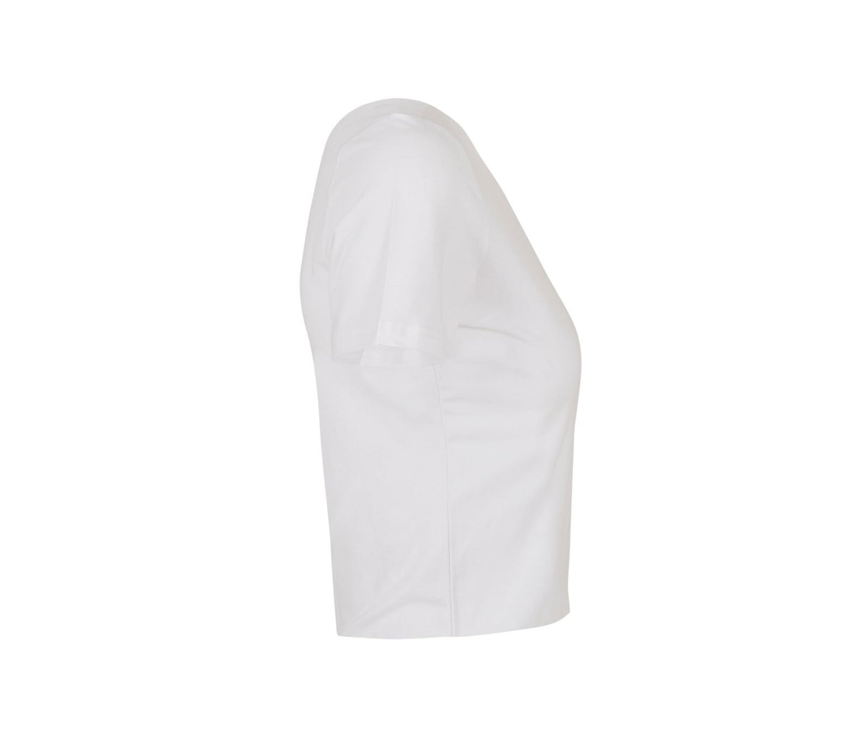 BUILD YOUR BRAND LADIES CROPPED TEE