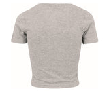BUILD YOUR BRAND LADIES CROPPED TEE