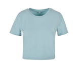 BUILD YOUR BRAND LADIES CROPPED TEE