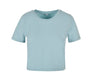 BUILD YOUR BRAND LADIES CROPPED TEE