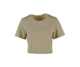 BUILD YOUR BRAND LADIES CROPPED TEE