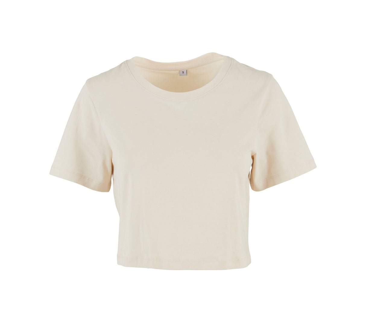 BUILD YOUR BRAND LADIES CROPPED TEE