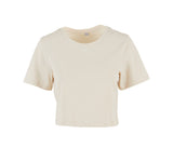 BUILD YOUR BRAND LADIES CROPPED TEE