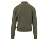 BUILD YOUR BRAND LADIES NYLON BOMBER JACKET