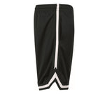 Two-tone mesh shorts