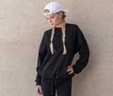 BUILD YOUR BRAND LADIES OVERSIZE CREWNECK
