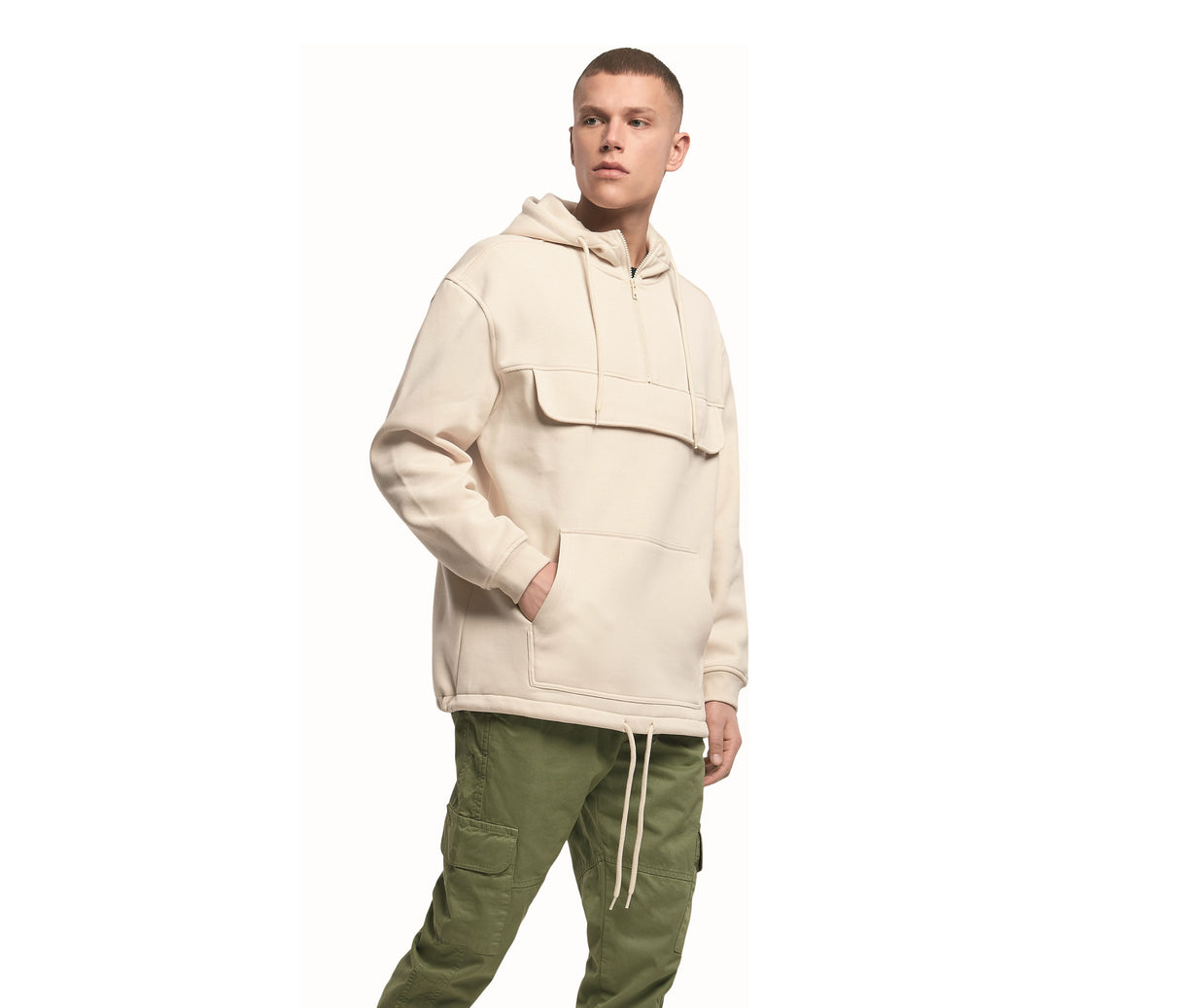 BUILD YOUR BRAND SWEAT PULL OVER HOODY