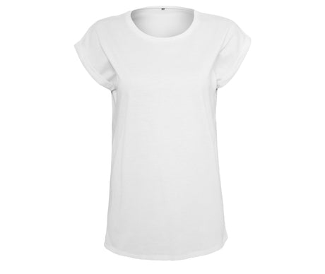 LADIES ORGANIC EXTENDED SHOULDER TEE