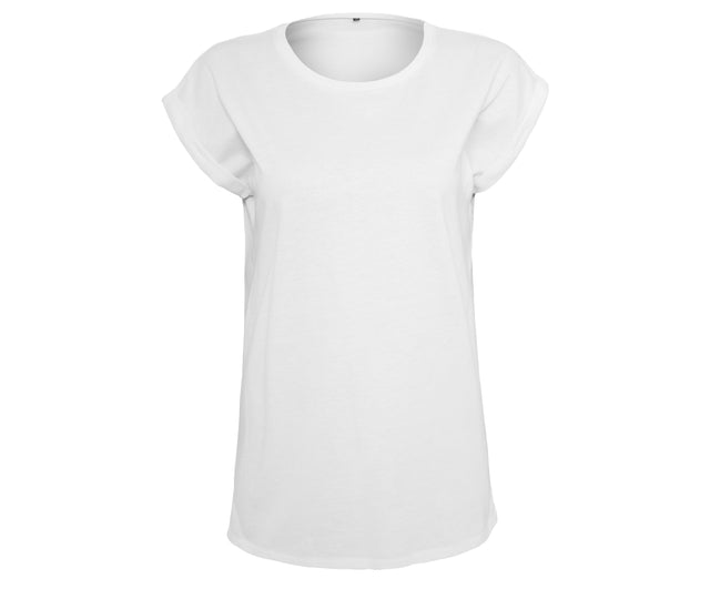 LADIES ORGANIC EXTENDED SHOULDER TEE