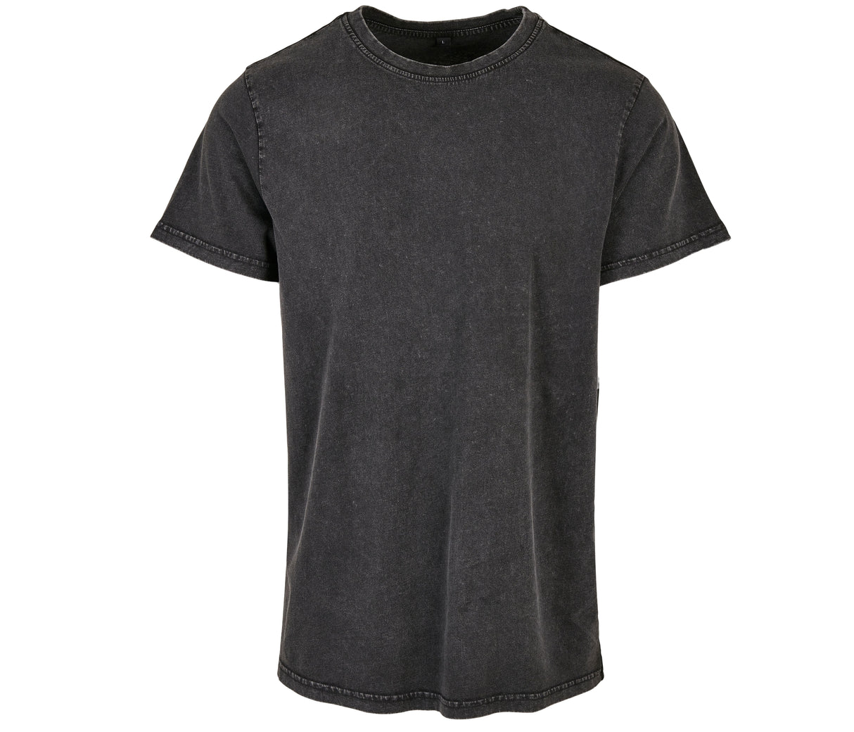 BUILD YOUR BRAND ACID WASHED ROUND NECK TEE