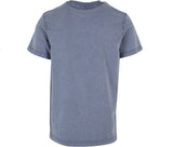 BUILD YOUR BRAND ACID WASHED ROUND NECK TEE