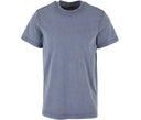 BUILD YOUR BRAND ACID WASHED ROUND NECK TEE
