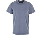 BUILD YOUR BRAND ACID WASHED ROUND NECK TEE